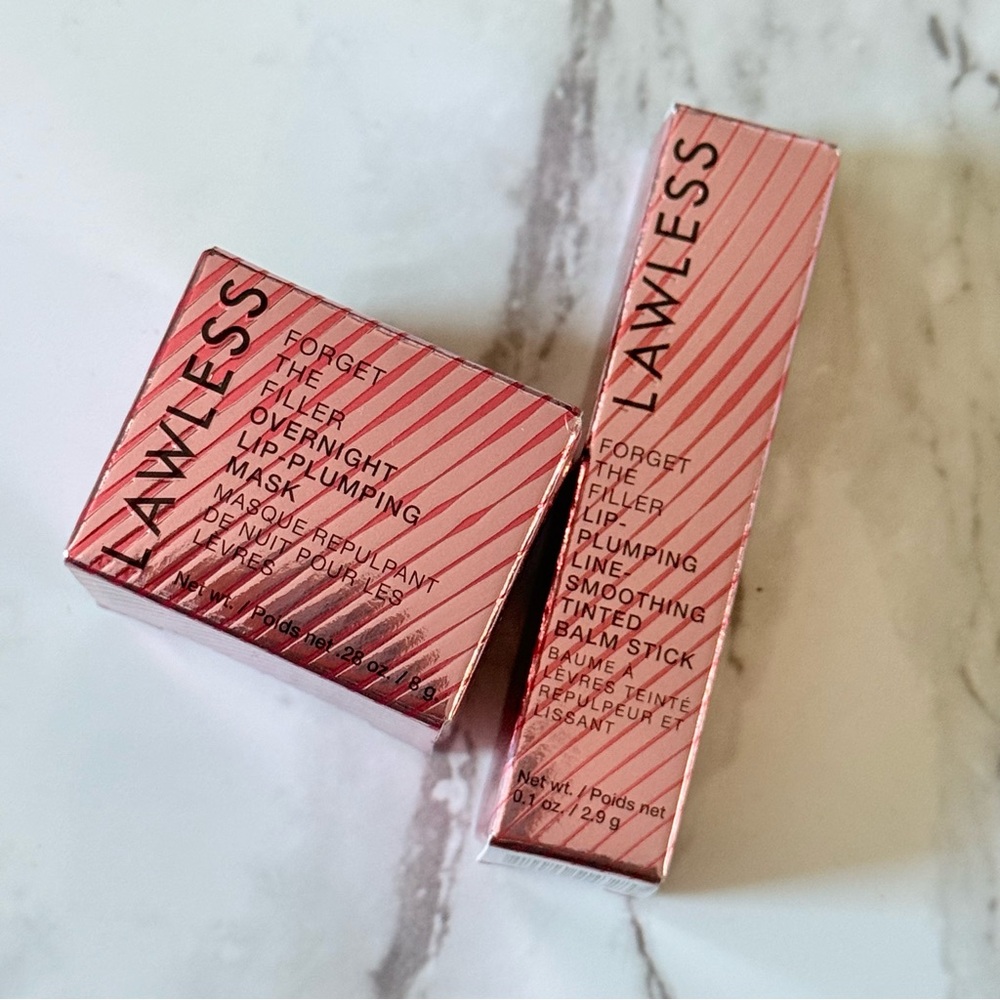 Lawless Cherry Vanilla Lip Plumping Mask & Tinted Balm Stick